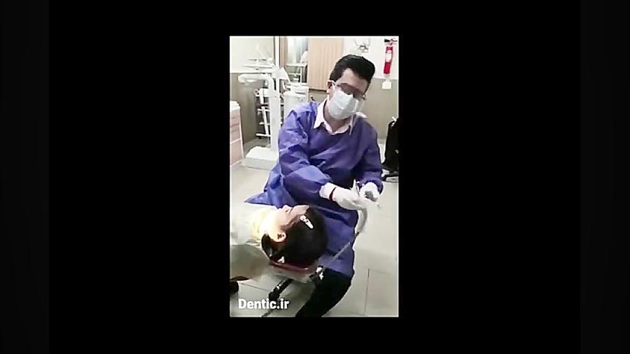 انجام عملی یک نمونه تزریق بیحسی کودک لیفت صورت