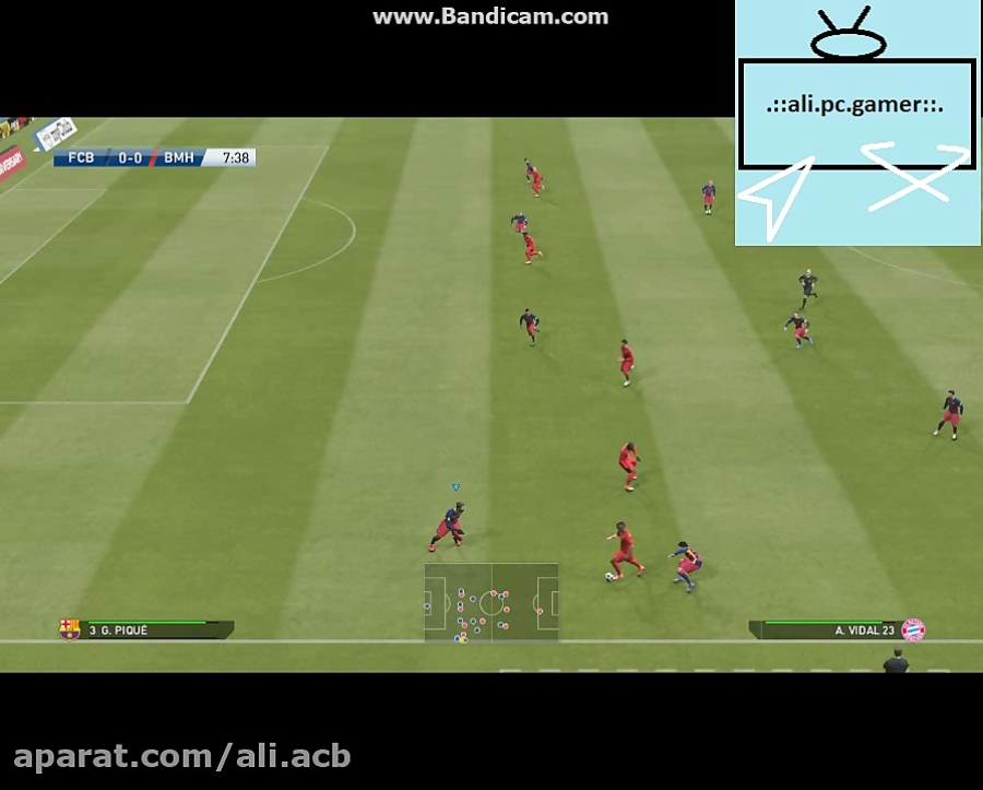 گیم پلی پارت اول بازی pes 2016