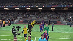 گیم پلی بازی PES 2017 ( آرسنال...