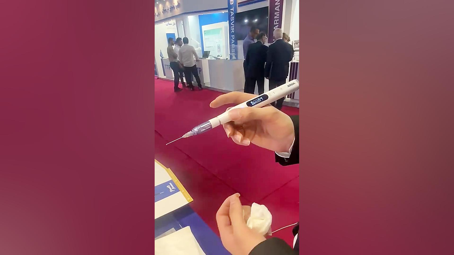 معرفی دستگاه تزریق بدون درد سوگا( نوتریدنت) زمان58ثانیه