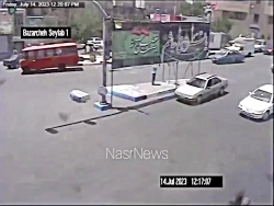 فیلم هولناک از لحظه تصادف خونین اتوبوس در تبریز فیلم هولناک از لحظه تصادف خونین اتوبوس در تبریز