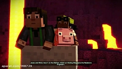 minecraft story mode قسمت آخر