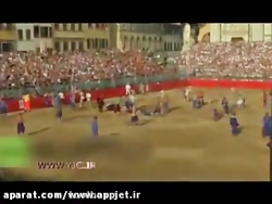 فوتبال به سبک کشتی کج  عجیب تر...