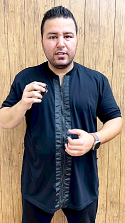 تیشرت تمام زیپ اورجینال سایز بزرگ مردانه