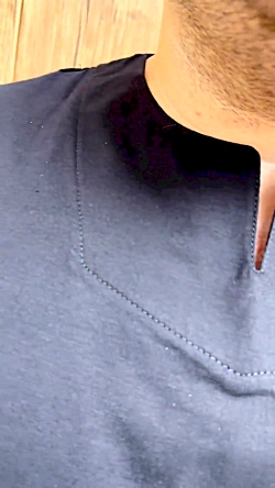 تیشرت یقه کوبایی سایز بزرگ مردانه