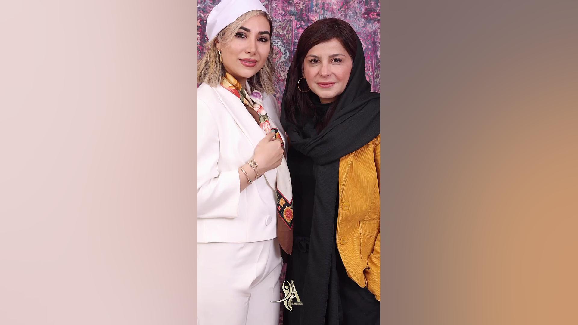در کنار بازیگر محبوب و خوش انرژی سرکار خانم سیما تیرانداز عزیز دکتر آنا آوامهر