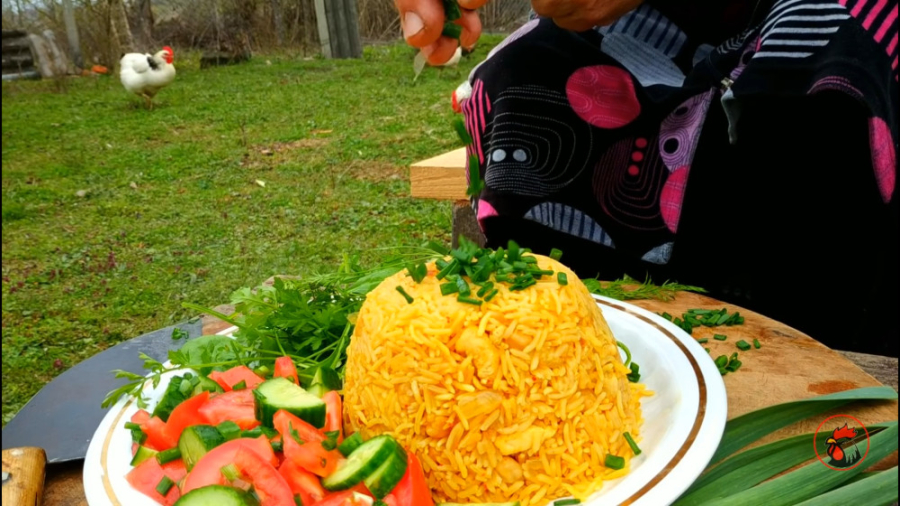 نخود پلو زندگی روستایی آذربایجان قسمت (22)