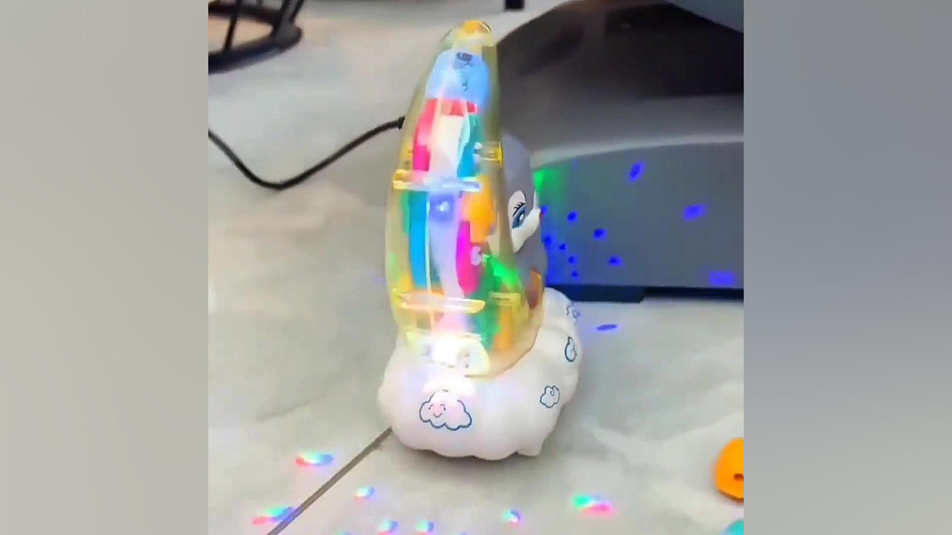 اسباب بازی خرگوش موزیکال چرخ دنده ای مدل YJ3043 زمان8ثانیه