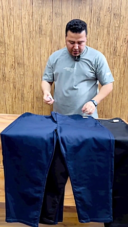 شلوار کتان سوپر سایز مردانه