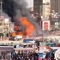 اولین تصاویر از انفجار و آتش سوزی در اطراف بین الحرمین اولین تصاویر از انفجار و آتش سوزی در اطراف بین الحرمین