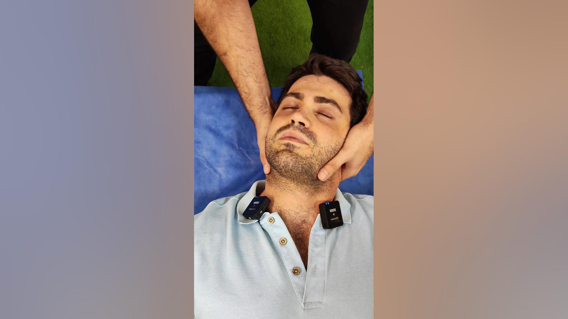 تکنیک تخصصی جاانداختن (جااندازی) دیسک و مهره گردن-فیزیوتراپی-کایروپراکتیک رفع افتادگی پلک