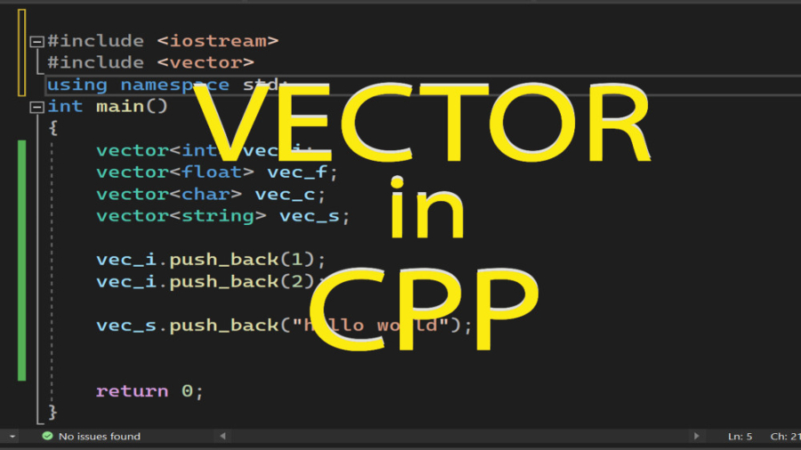 آموزش مقدماتی وکتور (vector) آرایه پویا(داینامیک dynamic) در زبان سی پلاس پلاس FVC