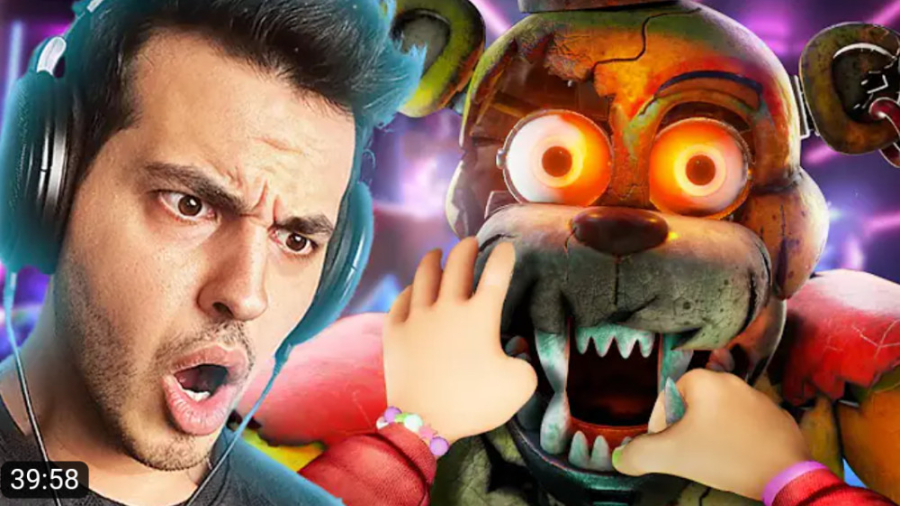 آریا کئوکسر با گیم پلی Fnaf security breach ruin part 1 اینستاگرام