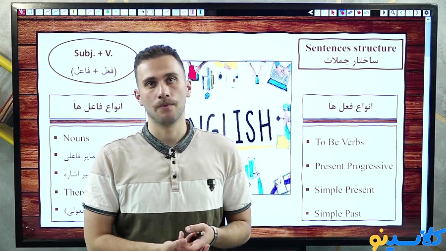 جلسه اول زبان سال هشتم استاد ع...