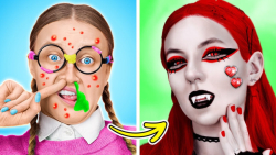 چالش خنده دار  خون اشام توی تا...