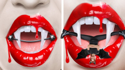 چالش خنده دار  نقاشی پری دریای...