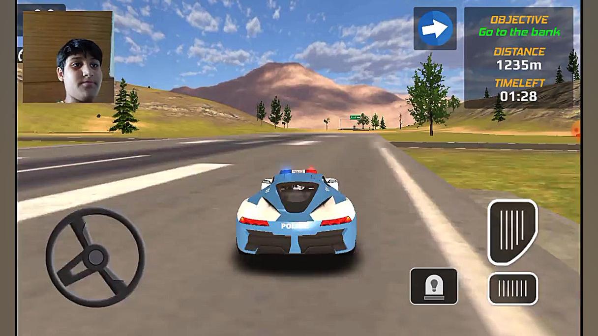 Game Play بازی police car chase cop Simulator پارت اول ( تعقيب و گریز پلیسی) زمان589ثانیه