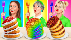 چال غذایی  چالش خنده دار  چالش...