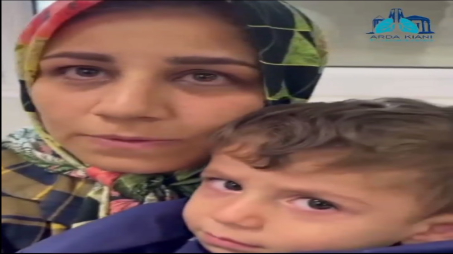 خروج تخمه از ریه کودک دکتر اردا کیانی