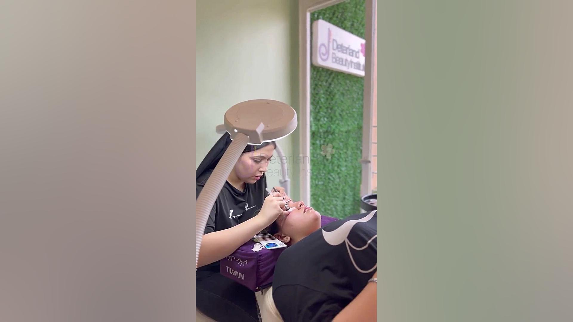 اموزش اکستنشن مژه | 09123887589 پاکسازی پوست
