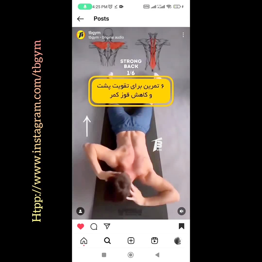 تقویت عضلات و اصلاح قوز کمر