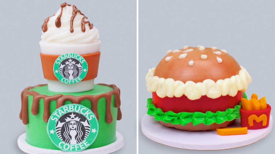 بهترین دستور کیک مینیاتوری / جالبترین ایده تزیین کیک مینیاتوری / پخت مینی کیک