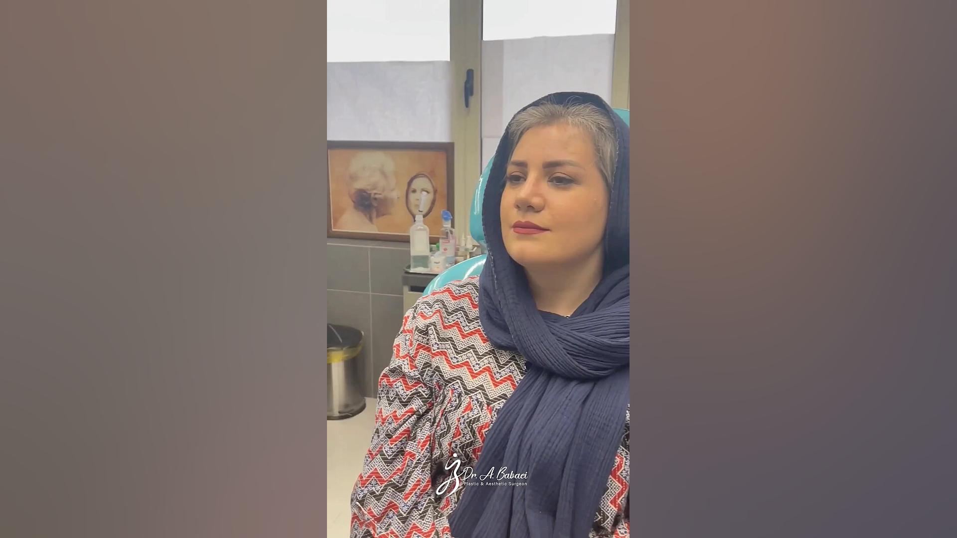 رضایتمندی مراجعه کننده عزیزمون پس از یکسال و نیم از عمل زیبایی بینی گوشتی دکتر علیرضا بابایی،فوق تخصص جراحی پلاستیک و زیبایی