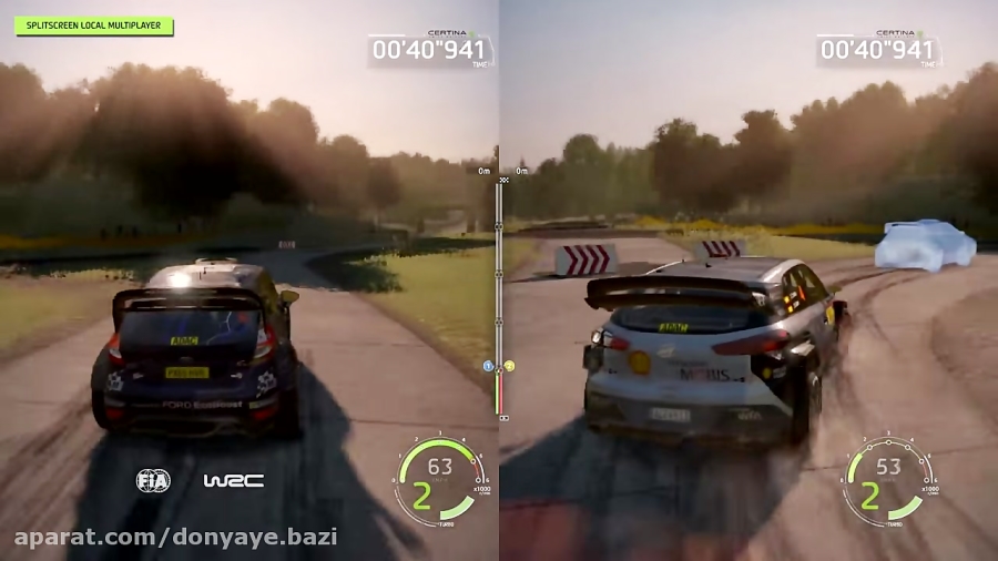 حالت اسپلیت اسکرین بازی WRC 6