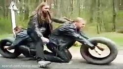 طنز -موتورسوار -تصادف با موتور...