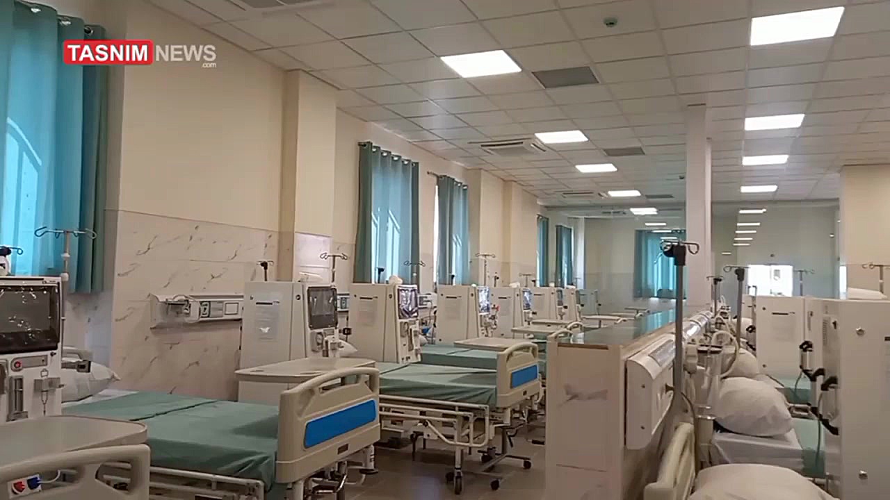افتتاح بخش جدید دیالیز در بیمارستان توحید سنندج بررسی لک صورت