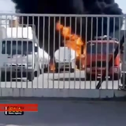 آتش گرفتن ۶ دستگاه تریلی در شهرک صنعتی گنبدکاووس آتش گرفتن ۶ دستگاه تریلی در شهرک صنعتی گنبدکاووس