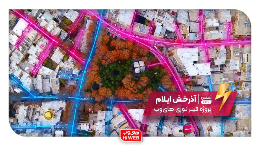 آذرخش ایلام - پروژه فیبر نوری های‌وب سیستم نانواینژکتور