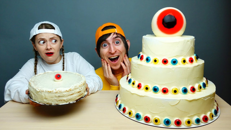 چالش غذایی ، چالش خنده دار ، چ...