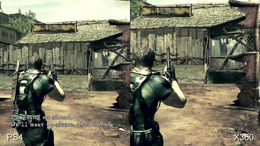 مقایسه گرافیک بازی Resident Evil 5 PC, PS4, XO, X360
