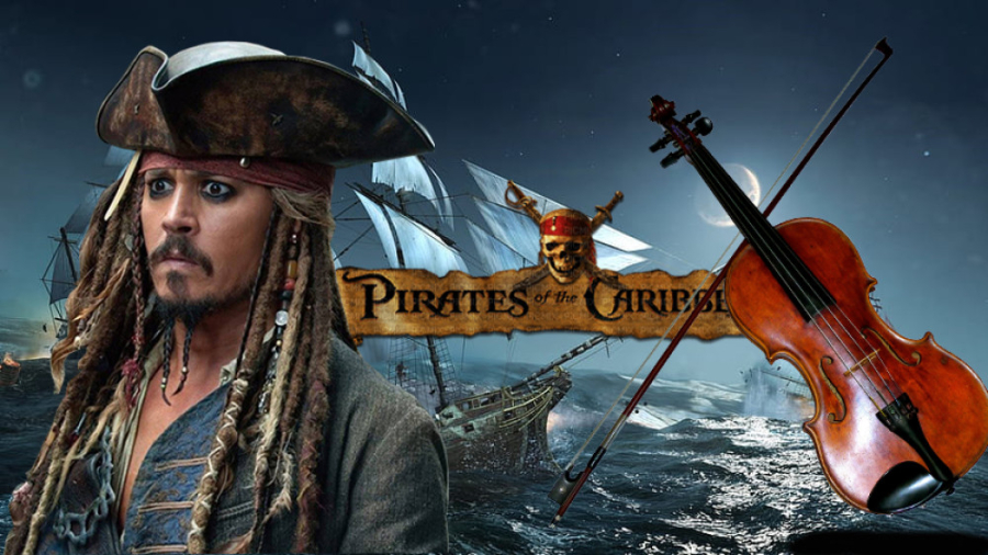 آهنگ فیلم دزدان دریایی کارائیب (pirates of the caribbean) با ویولون زمان110ثانیه