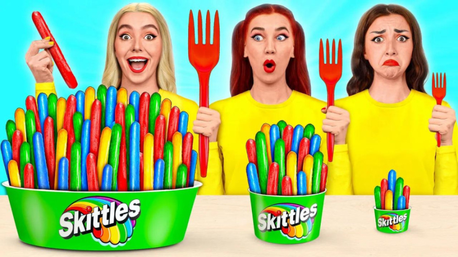 چالش غذایی  چالش خنده دار چیتو...