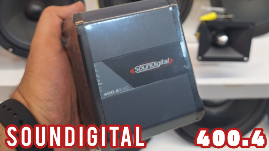 معرفی آمپلی فایر کوچک قوی ساندیجیتال ۴۰۰.۴ soundigital 400.4 evo زمان79ثانیه