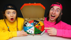 چالش غذایی  چالش پیتزا ابرقهرم...