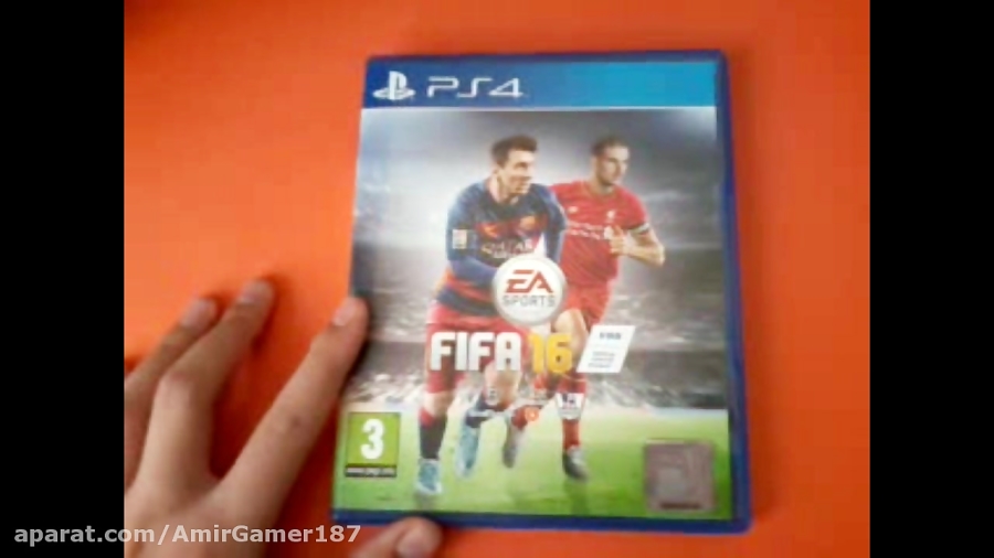 امیر گیمر - آنباکسینگ بازی FIFA 16 PS4