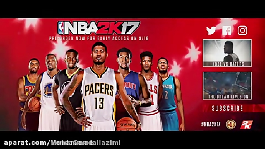برسی رسمی بازی NBA2K17