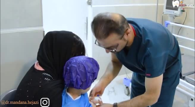 دندانپزشکی کودکان تحت بیهوشی با دکتر حجازی برداشتن توده