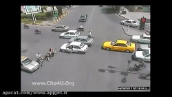 کلیپ هولناک از تصادف های شدید در شهر یزد