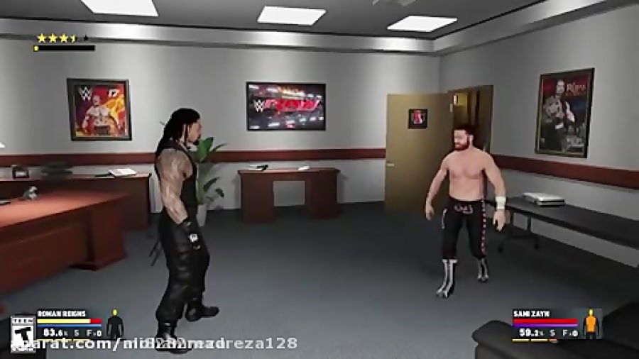 اولین گیم پلی بازی WWE 2K17