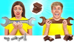 چالش غذایی شکلاتی در مق...
