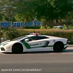 پلیس لامبورگینی و مرسدس بنز