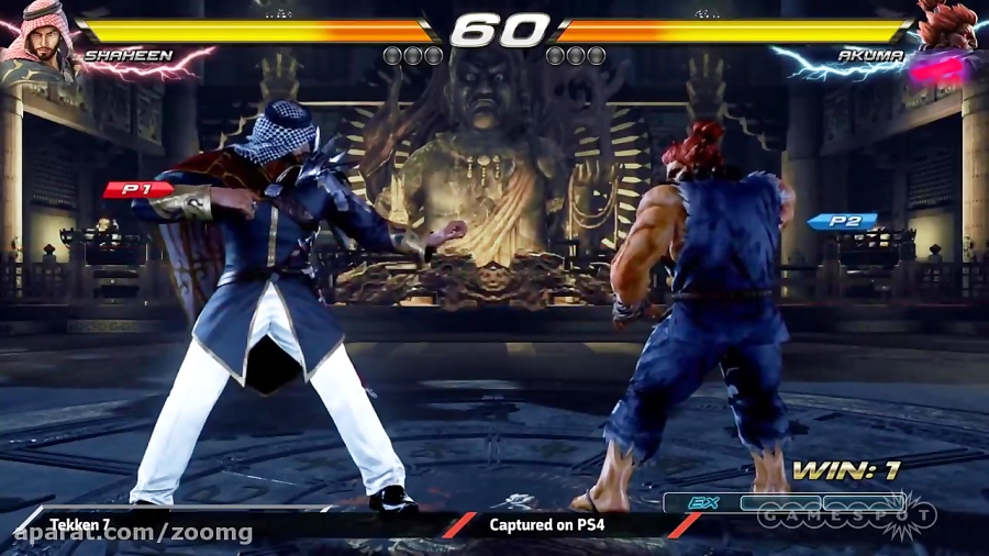 نبرد شاهین و آکوما در Tekken 7 - زومجی