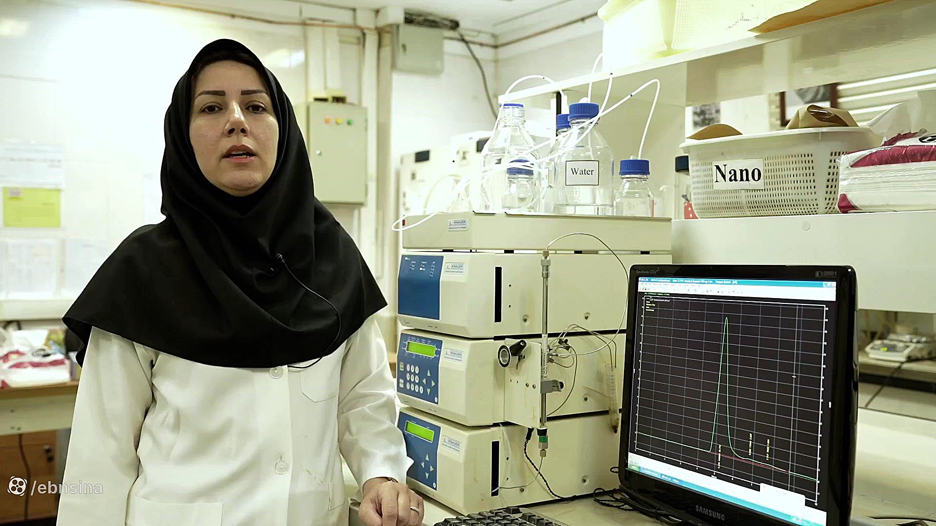 توضیحات سرکارخانم دکتر مریم یوسفی پیرامون دستگاه کروماتوگرافی ترانه علیدوستی