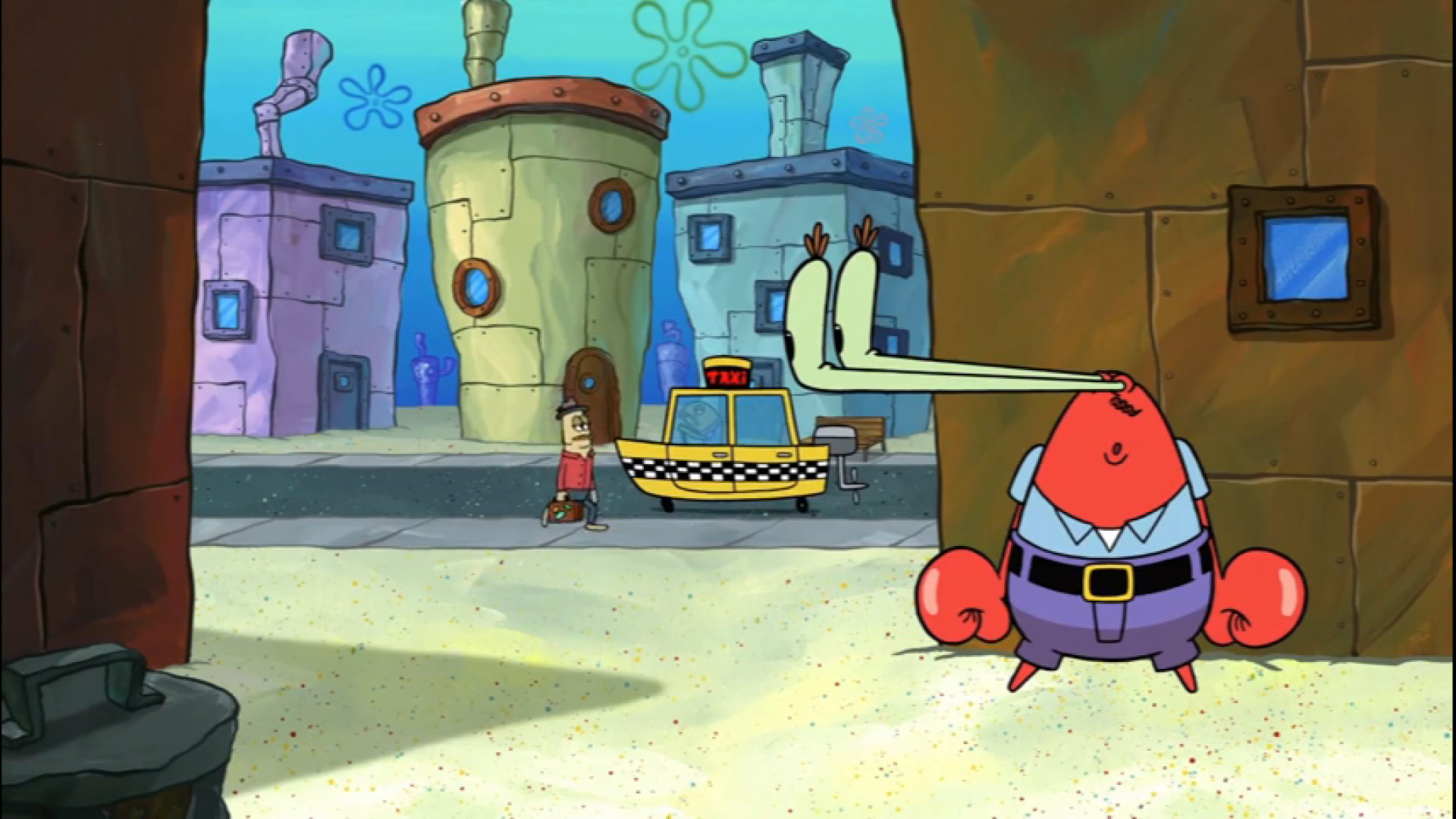 کارتون باب اسفنجی شلوار مکعبی