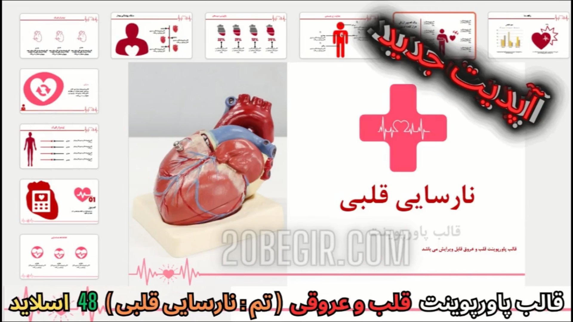تم پاورپوینت قلب و عروق - نارسایی قلبی میکرونیدلینگ