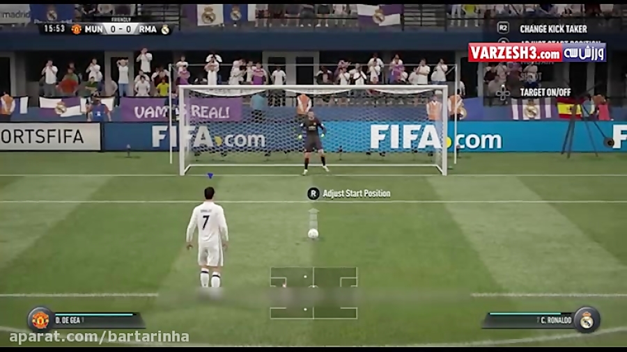 مقایسه ضربات پنالتی در PES 17 و FIFA 17